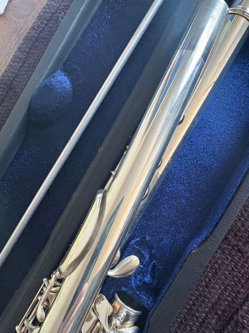 フルート　調整済　ヤマハYFL211S（メッキ不良）Eメカ銀メッキ仕様