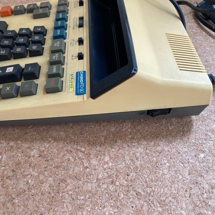 レトロ ビンテージ 高級 名機 Casio FD-30 昭和50年代 カシオ電卓