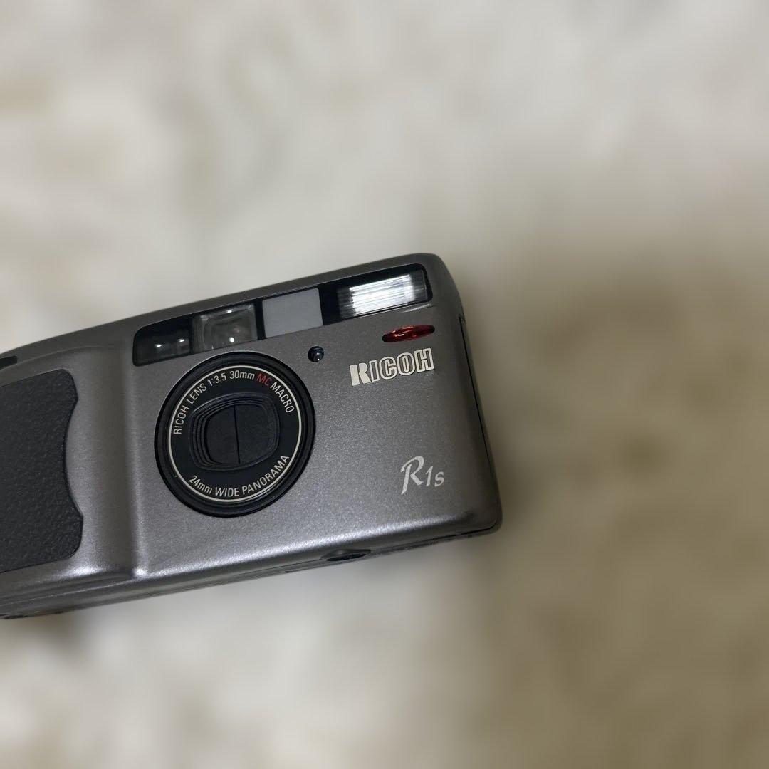 【外観美品】RICOH R1s グレー フィルムカメラ 一部動作確認済