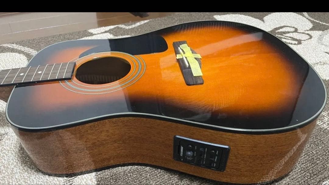 Fender アコギ CD60 SB エレアコ改造？ ジャンク
