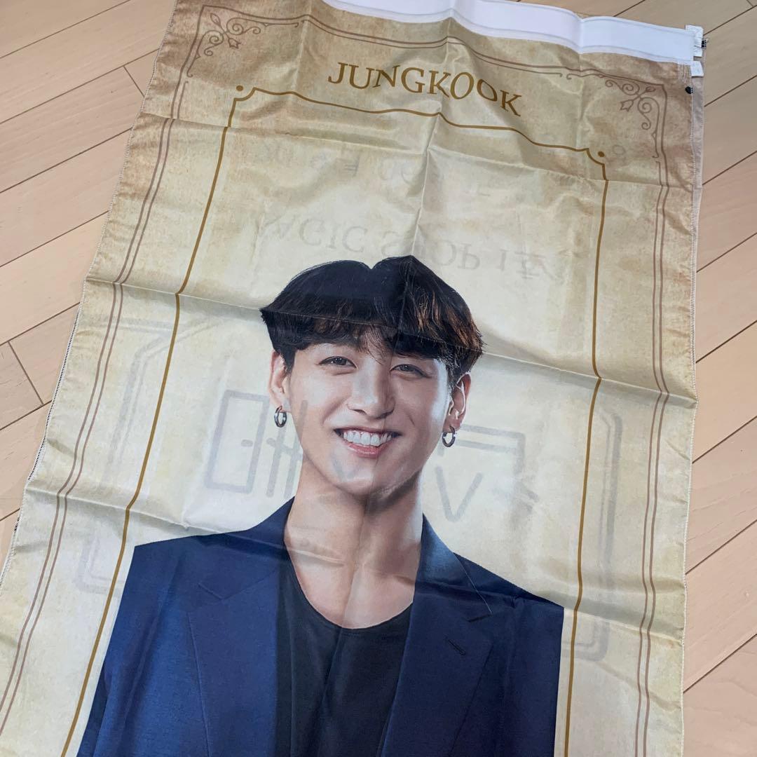 BTS magic shop 釜山　プサン　マジショ　フラッグ　グク　公式