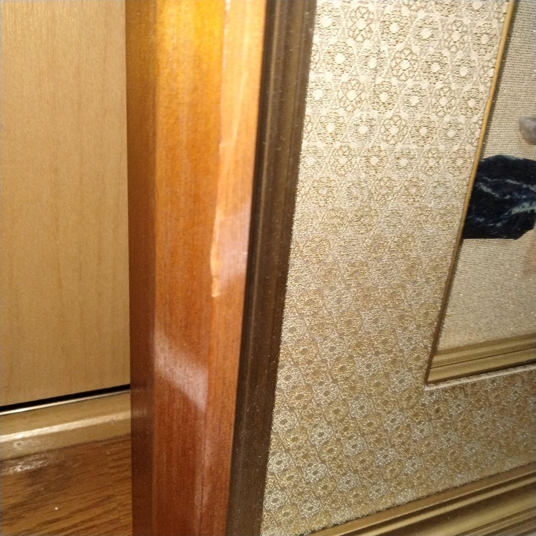 【宝石画】貴石画　雲雀作　アンティーク　レトロ　インテリア　絵