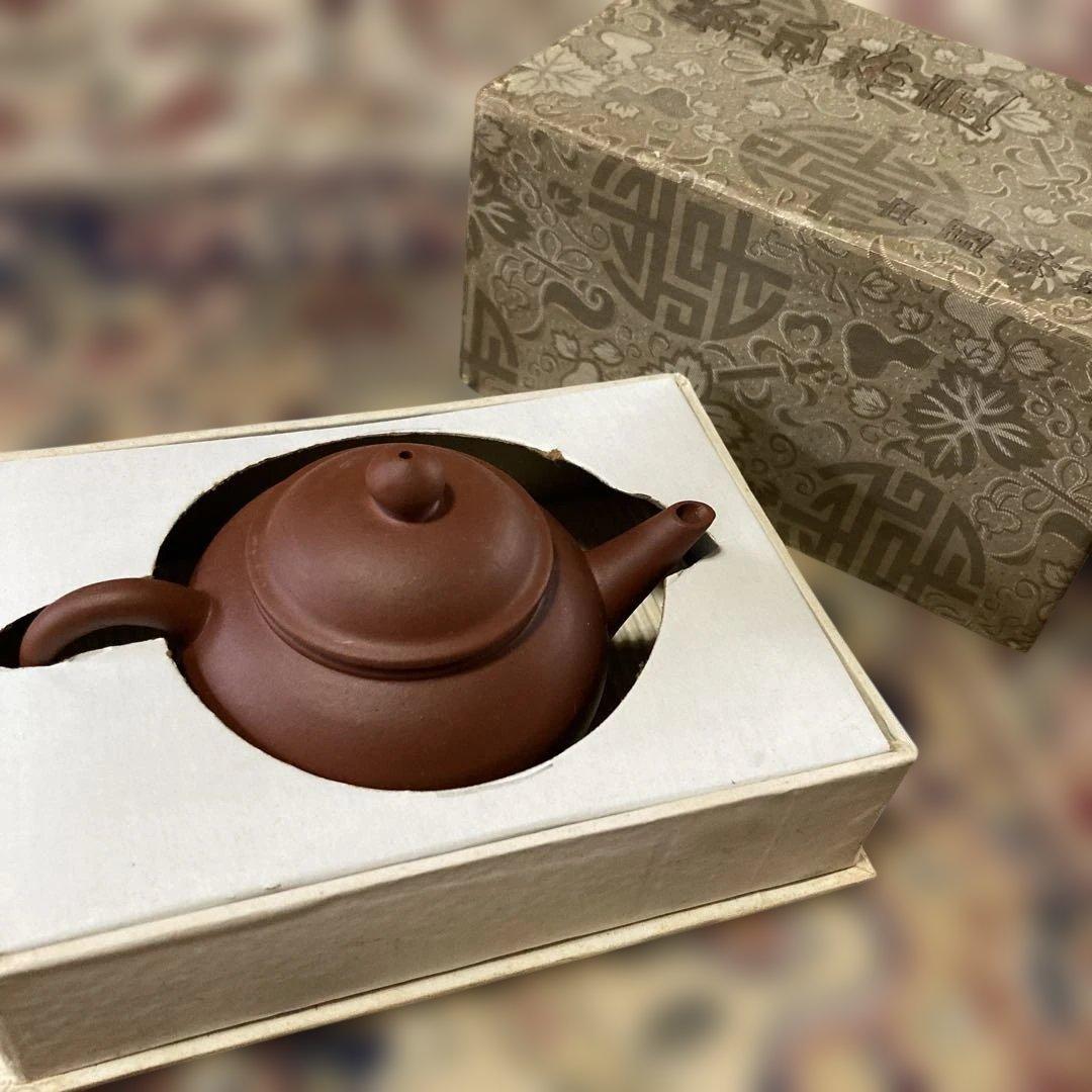 宜興 朱泥 急須　紫砂　茶壷　茶壺　中国 茶器 ミニ 芬