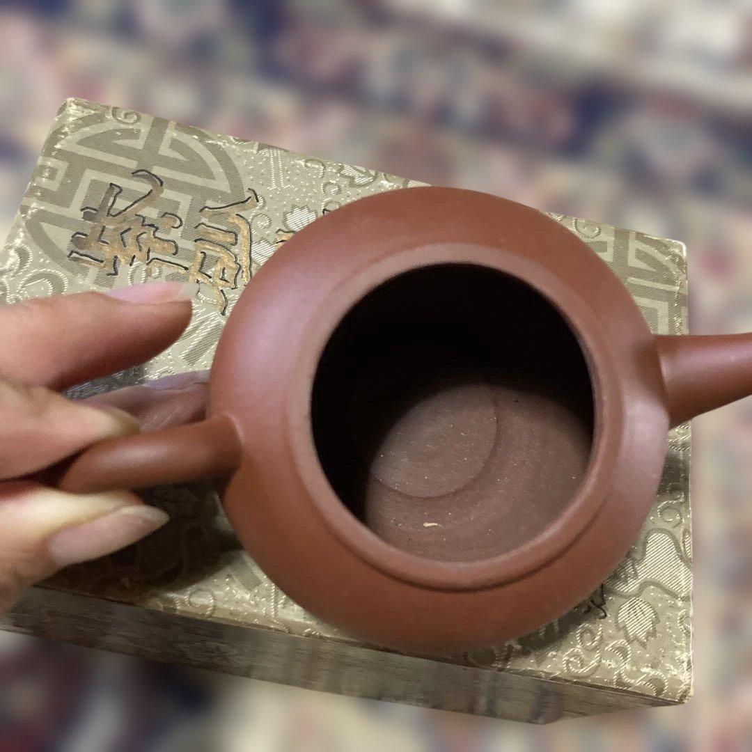 宜興 朱泥 急須　紫砂　茶壷　茶壺　中国 茶器 ミニ 芬