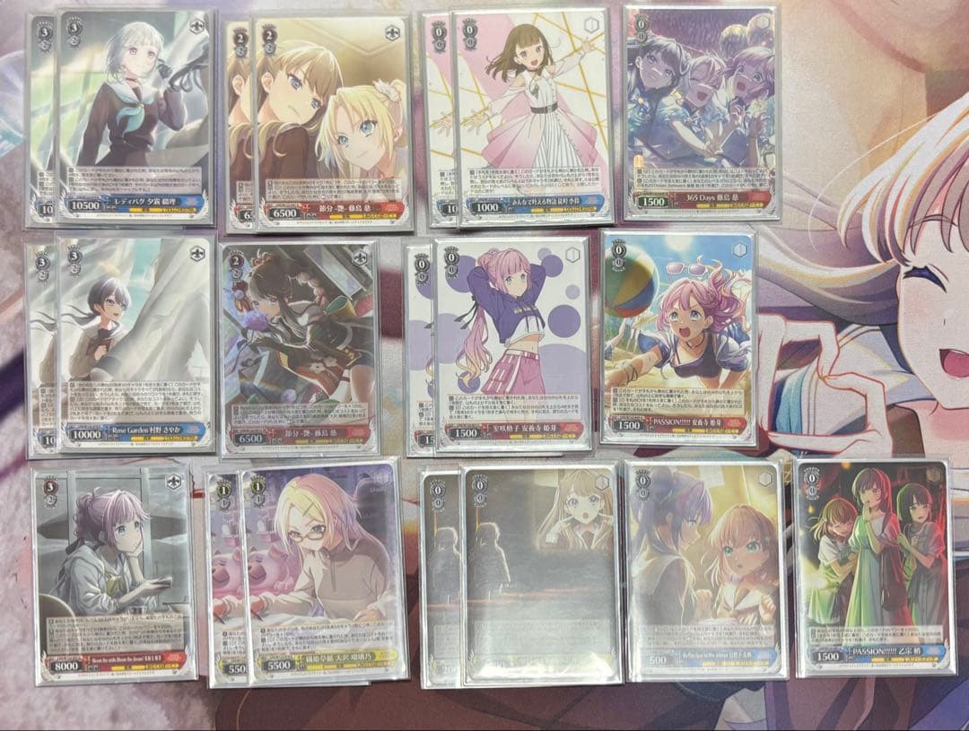 【早い者勝ち】ヴァイスシュヴァルツ　蓮ノ空　8電源デッキ　スリーブ&あまり付き