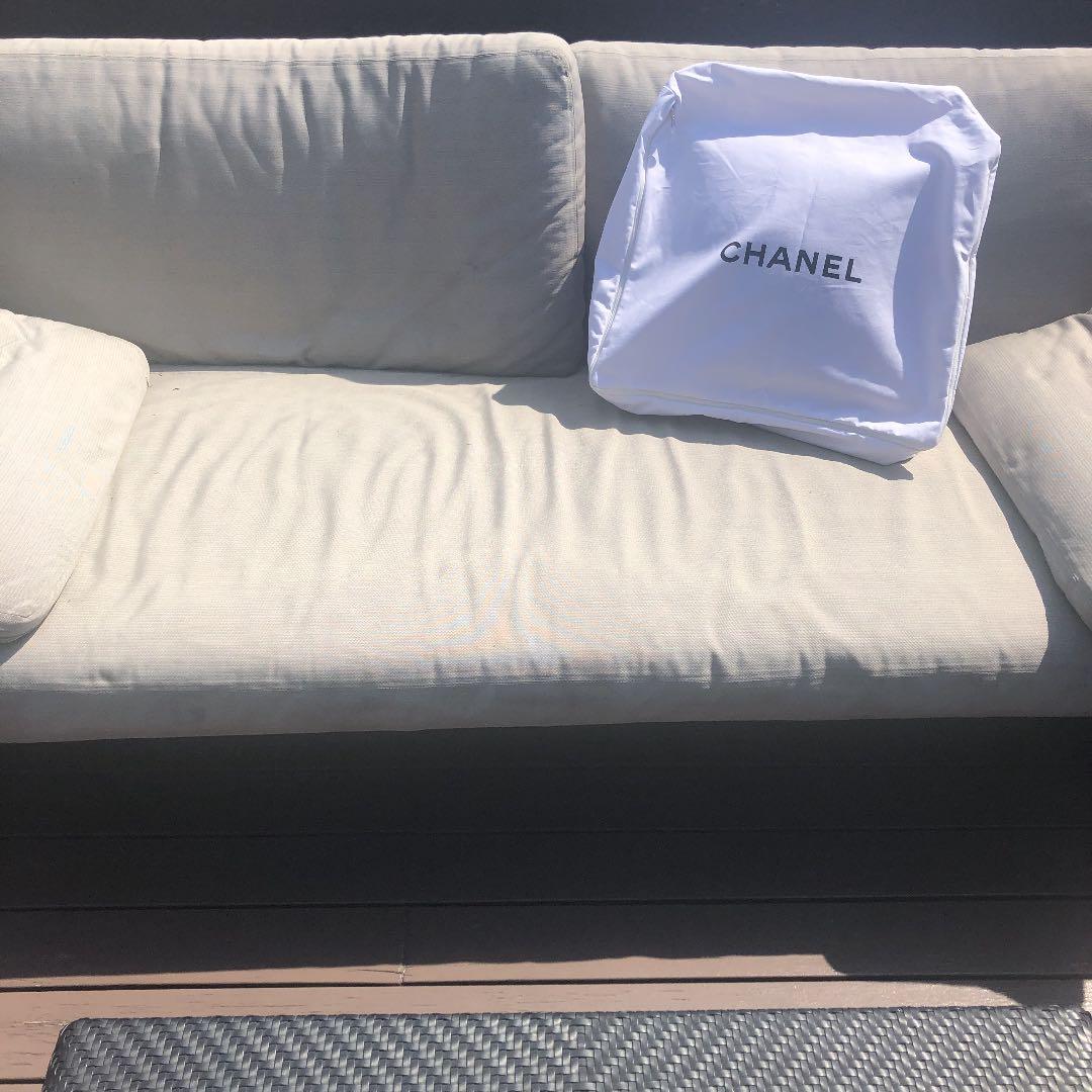 CHANEL シャネル 特大衣装カバー クッションカバーにも 新品未使用