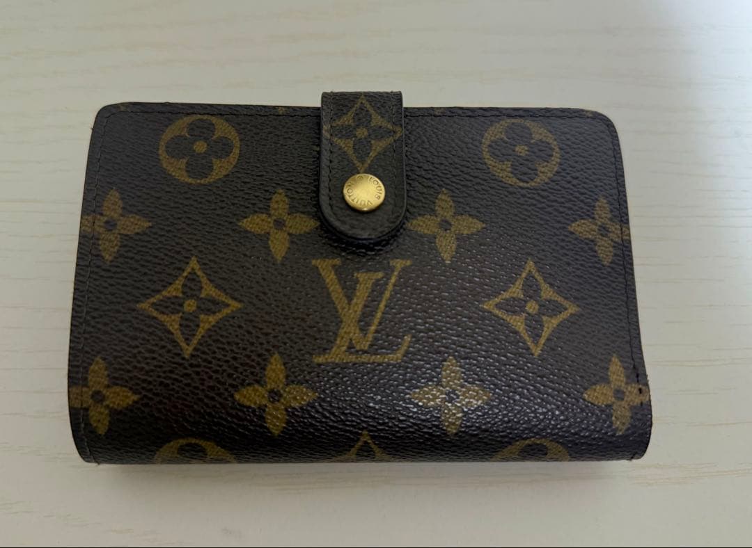 ルイ ヴィトン モノグラム がま口 ヴィエノワ 折り財布