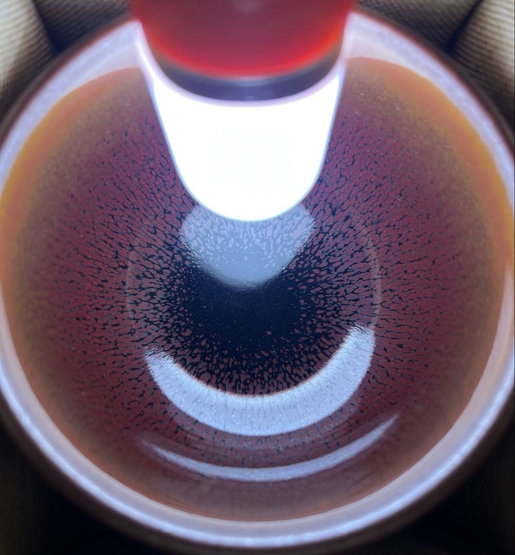 中国曜変天目茶碗2個セット　油滴天目　福建　建盏　建陽