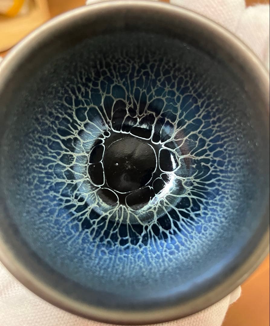 中国曜変天目茶碗2個セット　油滴天目　福建　建盏　建陽