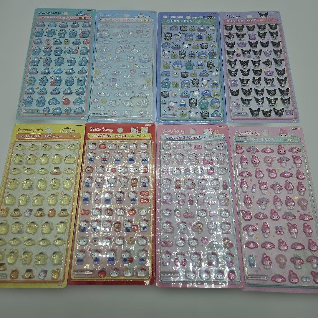 新品未使用　確実正規品 サンリオ　ボンボンドロップシール　コンプリートシール