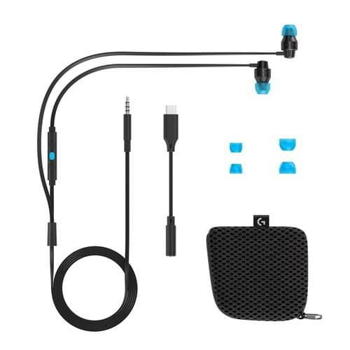 logicool ゲーミングイヤホン G333ーBK ×４台セット