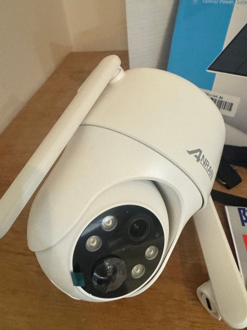 最新4G防犯カメラ・wifi不要・SIM/SDカード内蔵 ANRAN 電源不要