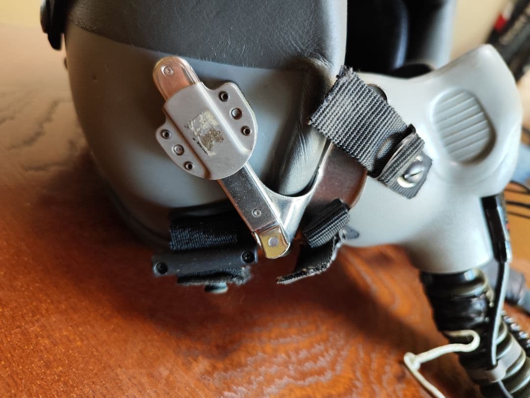 輸送機クルーヘルメット　マスク、ブーム マイク付き