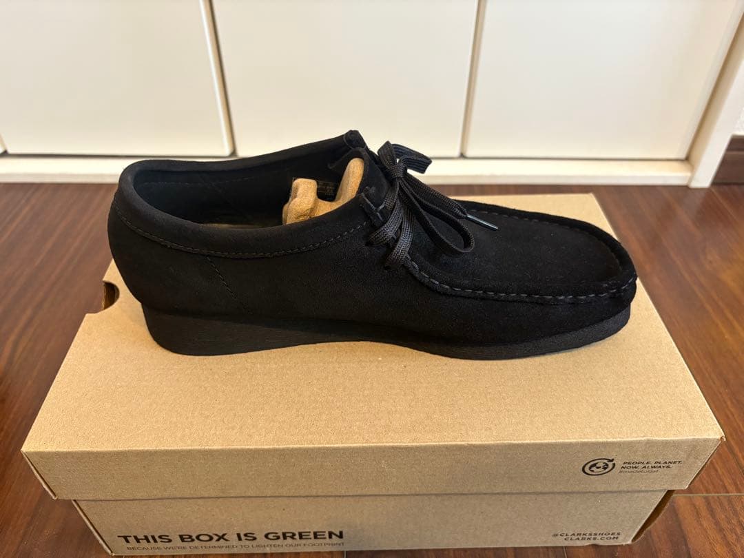 CLARKS クラークス　ワラビー 【26.5】ブラック