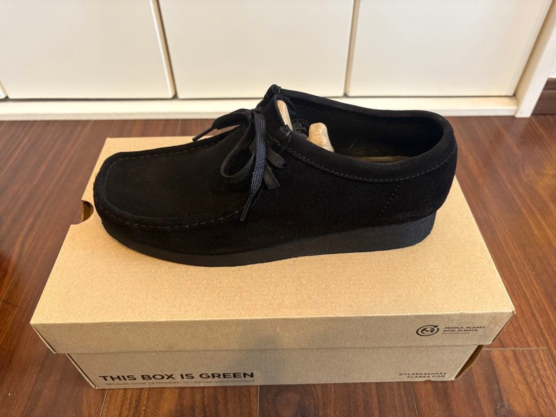 CLARKS クラークス　ワラビー 【26.5】ブラック