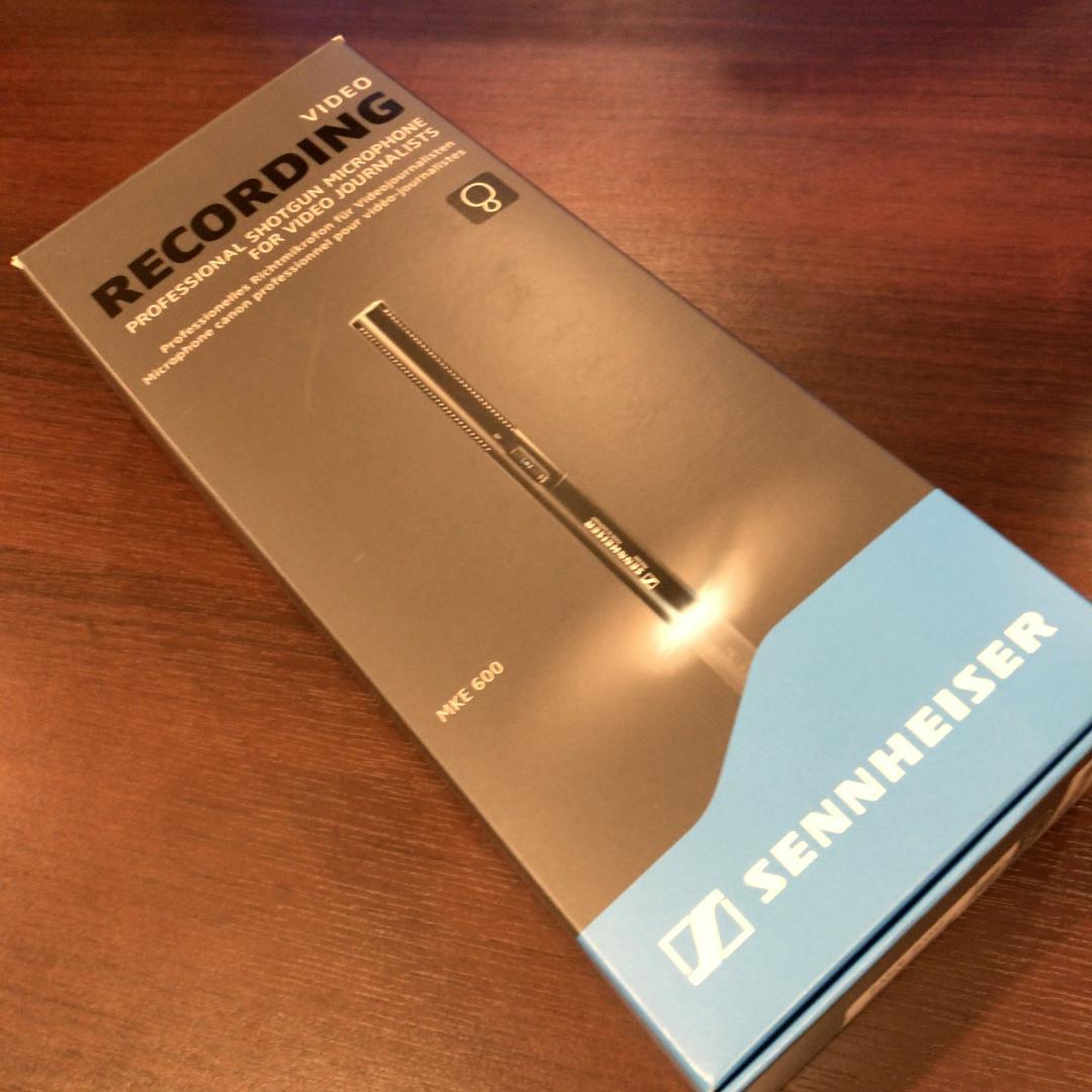【無傷美品】Sennheiser MKE600 ビデオカメラ用コンデンサーマイク
