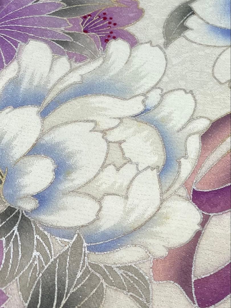 メーカー品振袖 豪華 ラメ刺繍 金彩 銀彩 紋意匠 身丈cm 撥水加工済