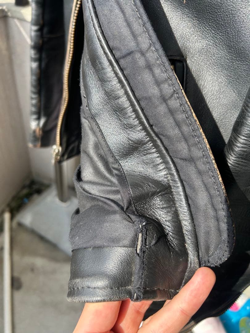 値下げ交渉可能 茶芯 VANSON ライダース 革ジャンB