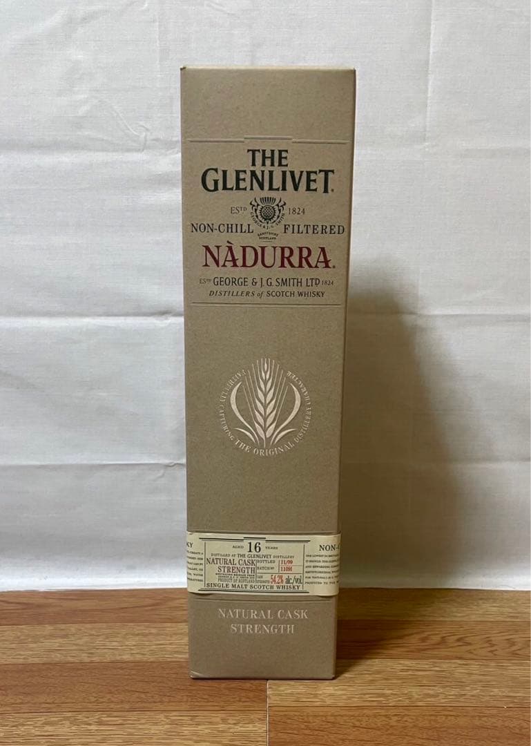 終売品 初期ボトル グレンリベット16年 ナデューラ 700ml 54.2%