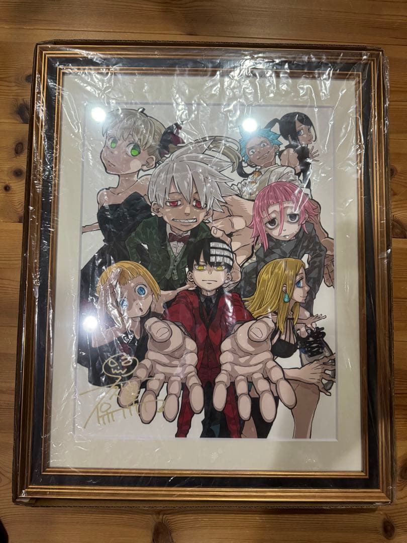 ソウルイーター展 複製原画 大久保篤 直筆サイン入り