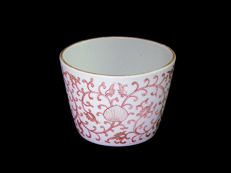 古伊万里　金襴手　金唐草の図　大振蕎麦猪口　E777AS-fbsc