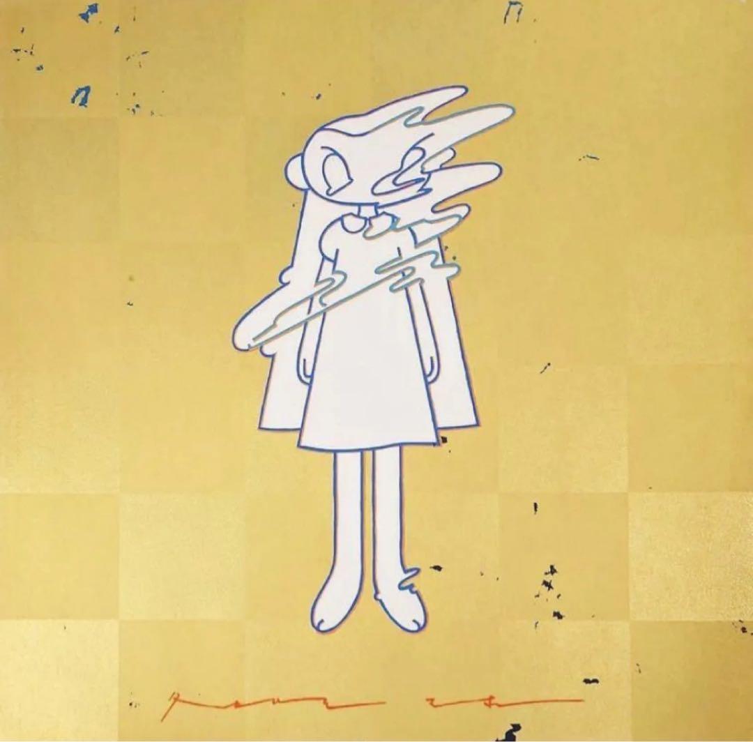 タカハシマホ シルクスクリーン ゆれる2020 版画 kyne ロッカクアヤコ