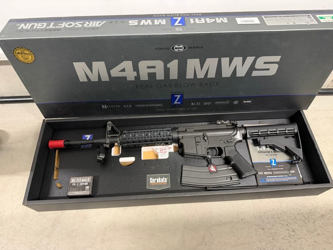 東京マルイ M4A1 MWS GBB カスタム品 付属品完備