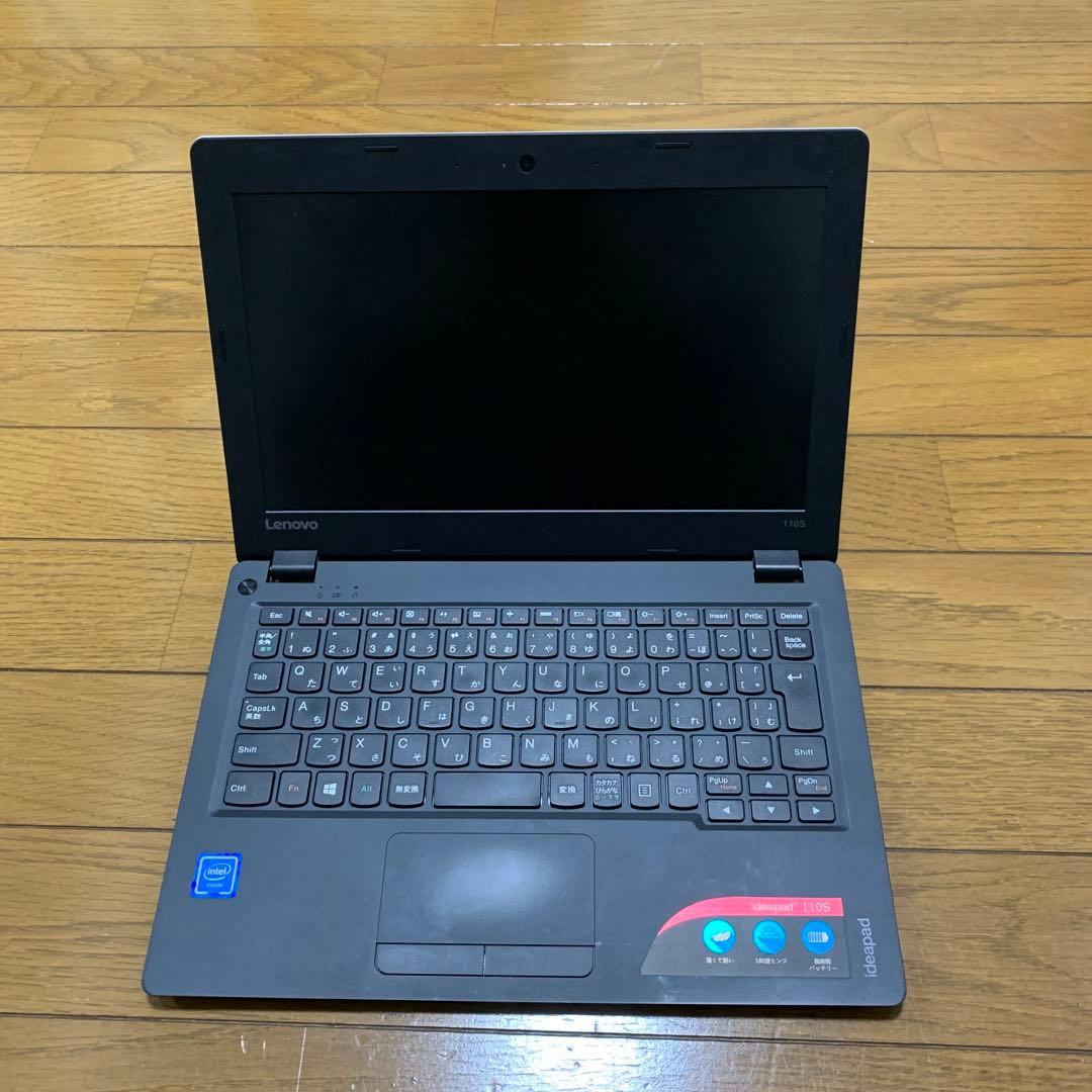 Lenovo ideapad 110S 80WG00EGJP、社外アダプタ