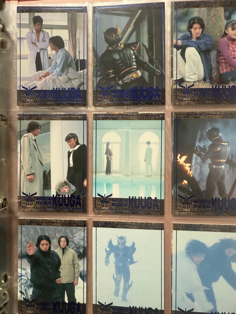 【美品】仮面ライダークウガ DVD全巻購入特典 特製カードフォルダとカードセット