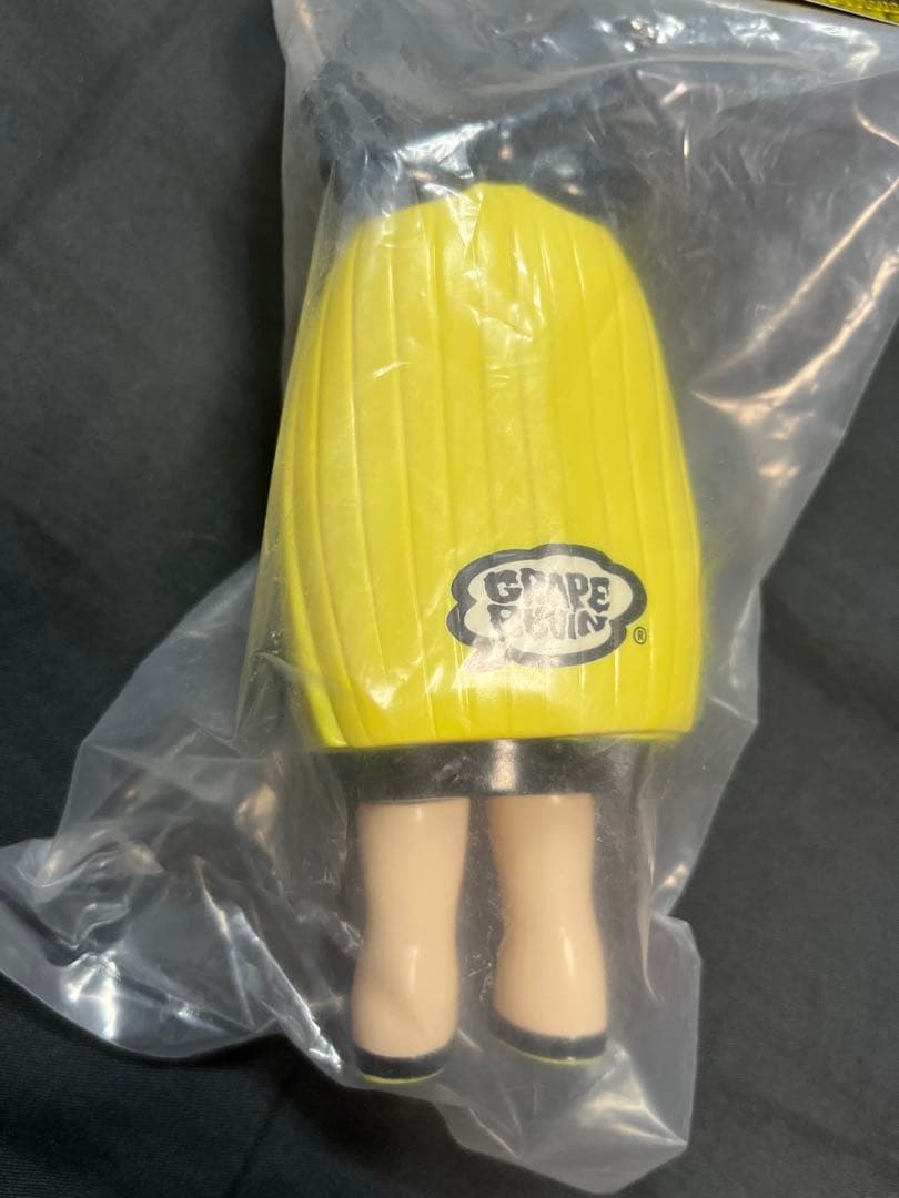 GRAPE BRAIN　にぎるちゃん　のりくん　ソフビ　フィギュア　黄色