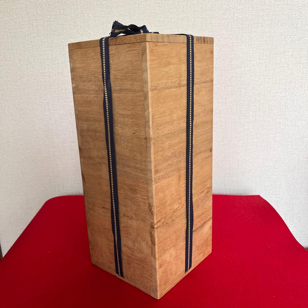 人間国宝 三代 徳田八十吉（正彦銘）深厚釉 花生 高さ約26.3㎝ T280