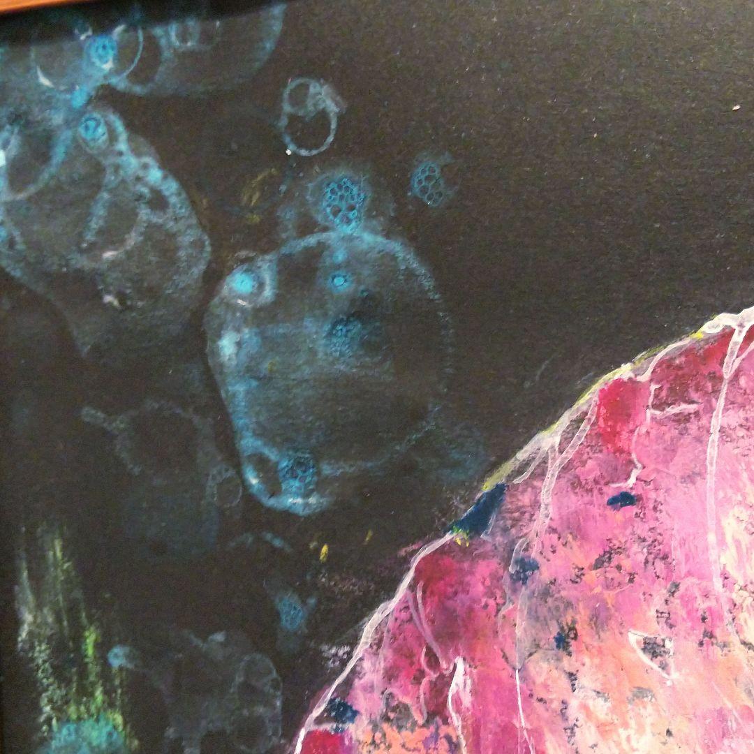 海月 クラゲ アート 絵画 壁飾り インテリア イラスト 海 深海魚 海の生き物