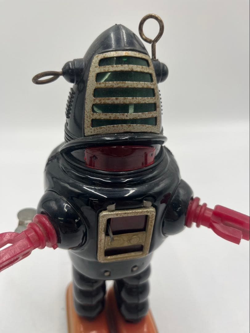 ブリキ　おもちゃ ゼンマイ歩行ロボット PLANET ROBOT