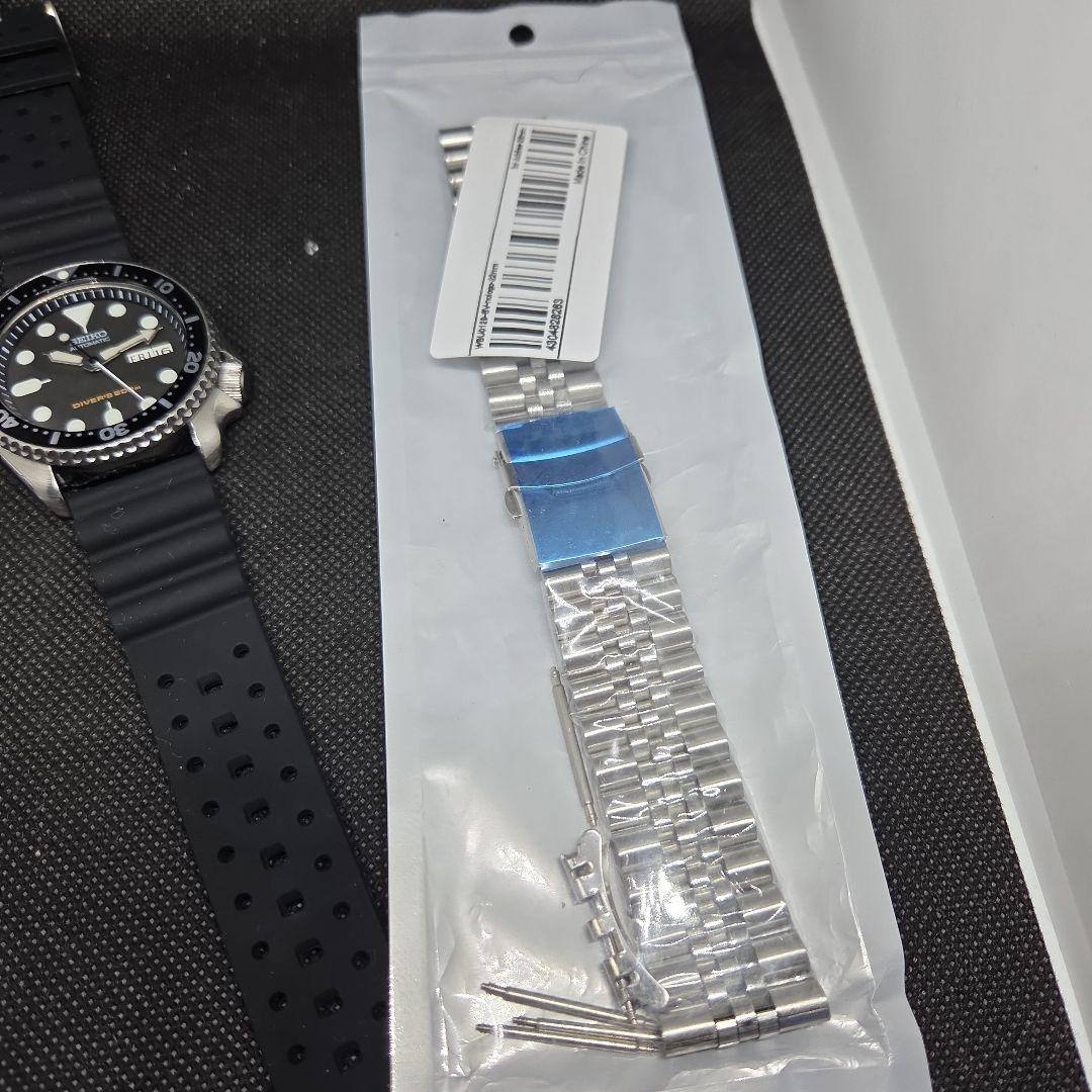 SEIKO SKX007 7S26-0020 ブラックボーイ稼働品　純正ベルト付