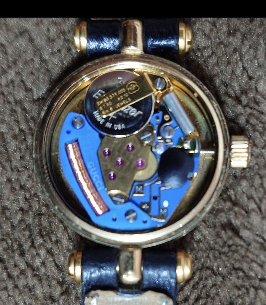 GUCCI シェリーライン レザーベルト 時計