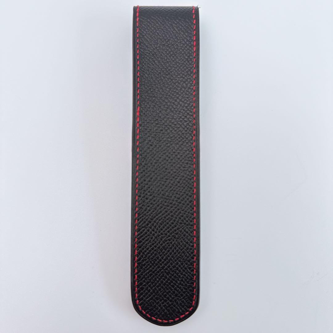 エルメス ペンケース バイカラー ブラック レッド 文房具 ステーショナリー