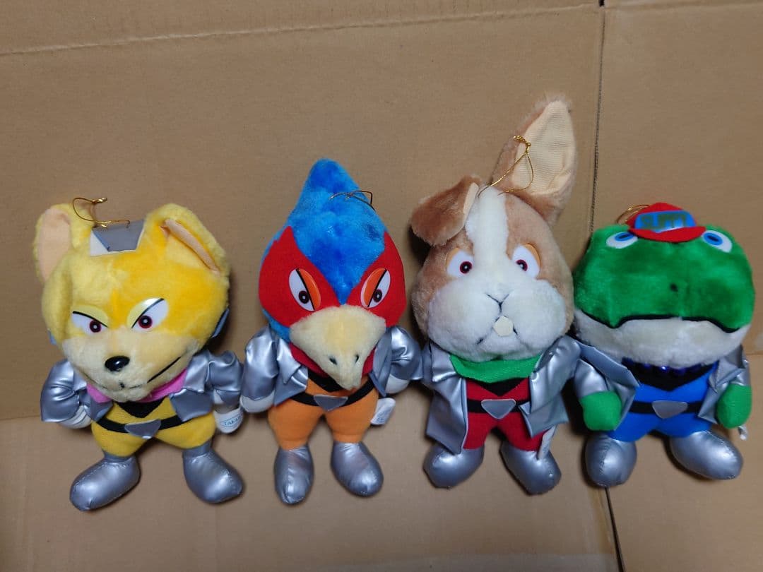 スターフォックス　Star Fox　 ぬいぐるみ 4体セット