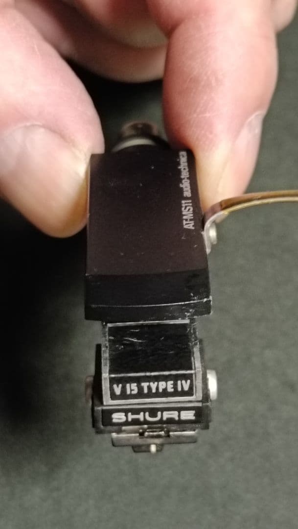 【SHURE】 V-15 Type Ⅳ　オーディオテクニカ ヘッドシェル付き