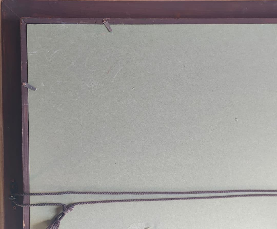 F30号 大型額縁 油彩画付【送料込】