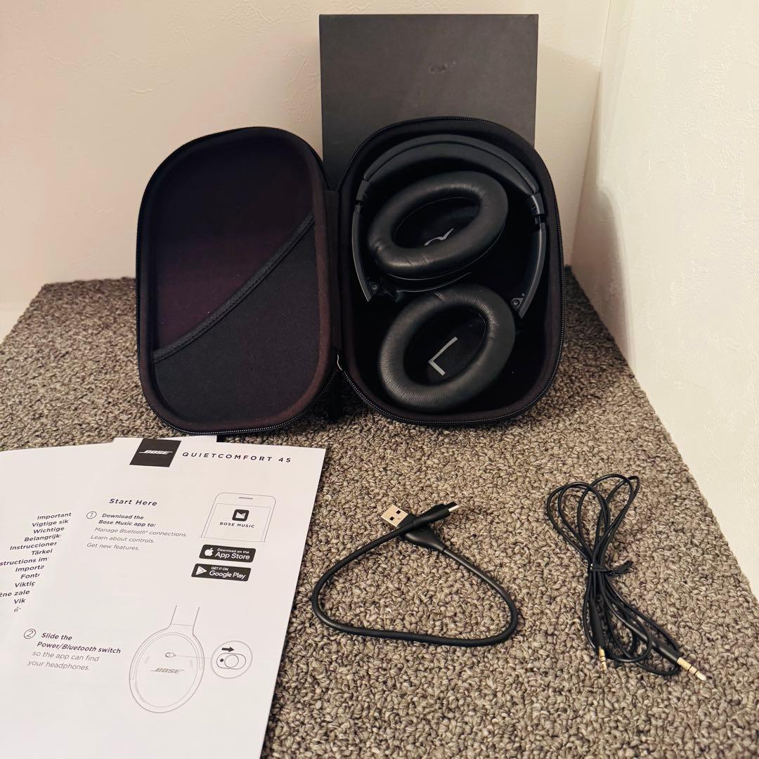 【美品】Bose QuietComfort 45 ブラック