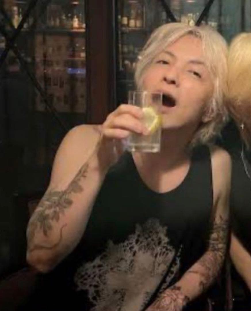 HYDE着用 SHARE SPIRIT クロスレース タンクトップ