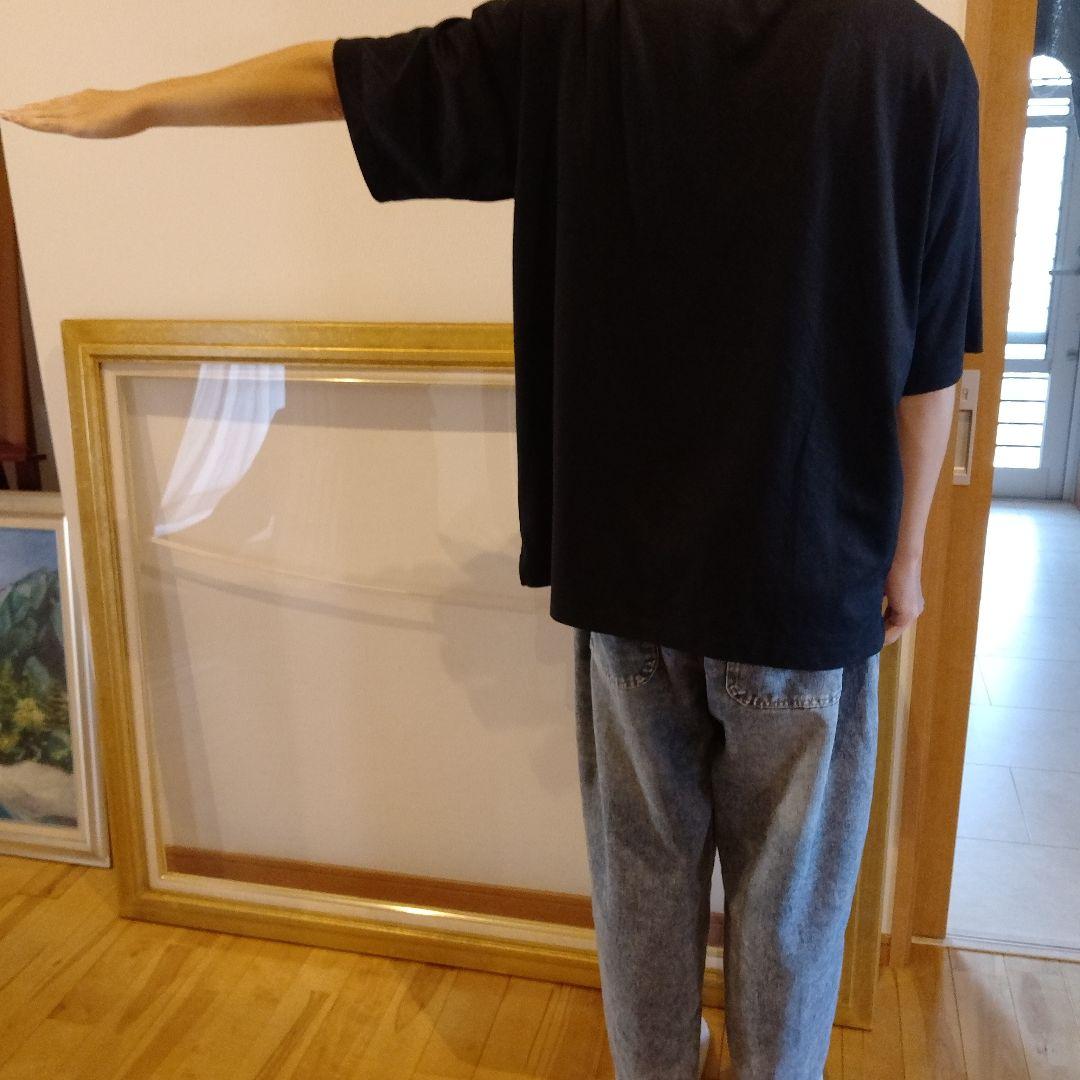 【限定値下げ】レトロ風　ゴールドの油彩額縁のみ 　特大サイズ