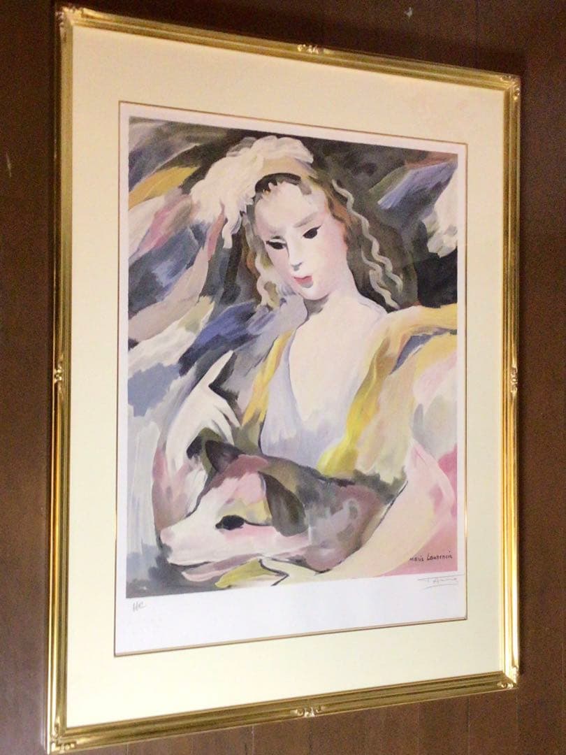 ◉真作保証◉マリー ローランサン◉美品 リトグラフ He版◉正規ADAGP認可