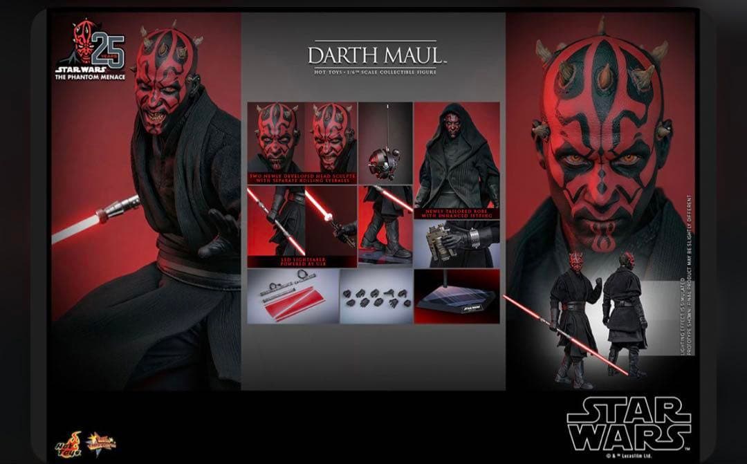 ホットトイズ　ダースモール　2.0 フィギュア　スターウォーズ