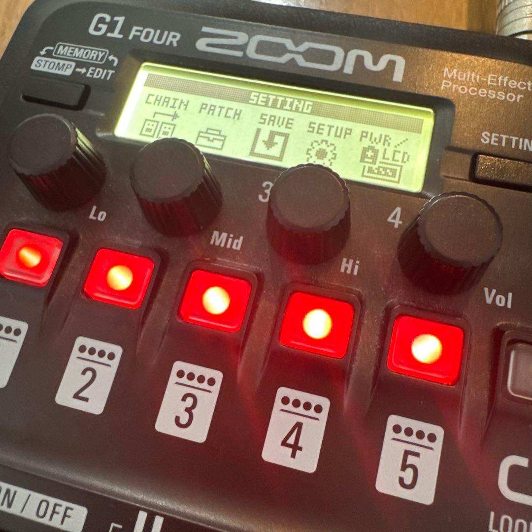 【美品】Zoom G1 four マルチエフェクター