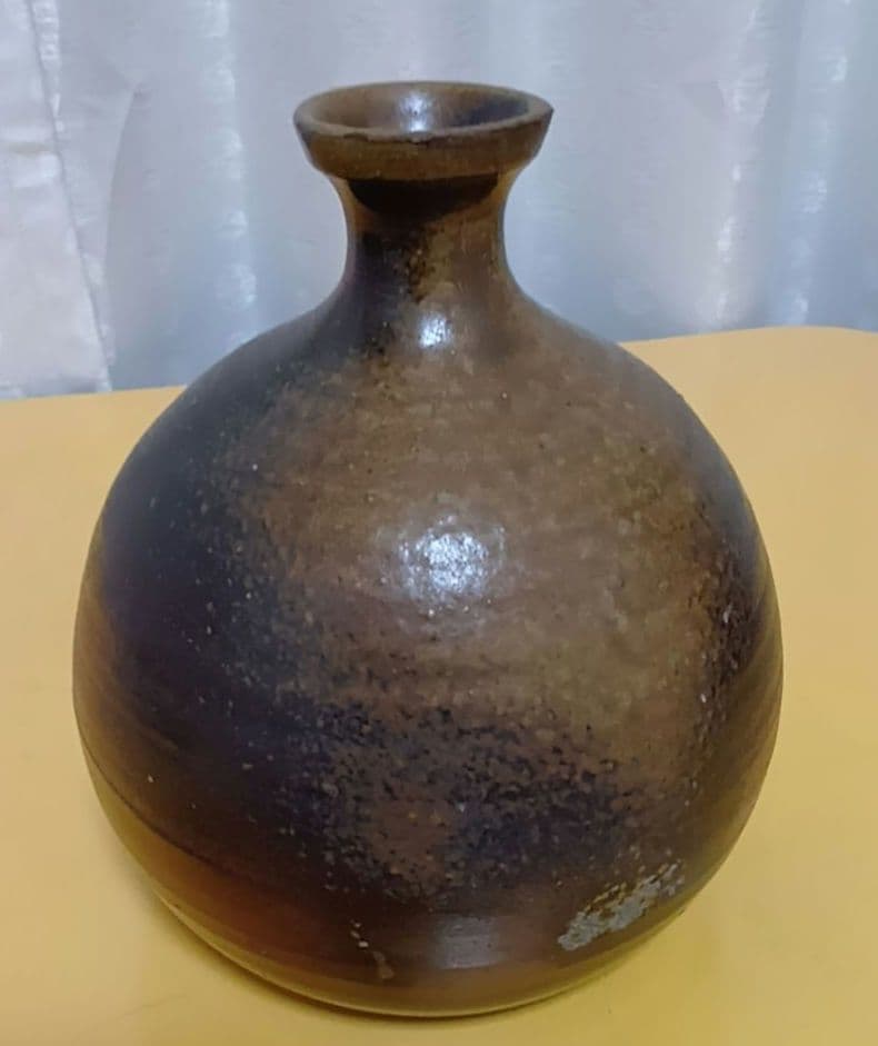 骨董品　備前焼　徳利　一輪挿し　花器　花瓶　陶器　極美品