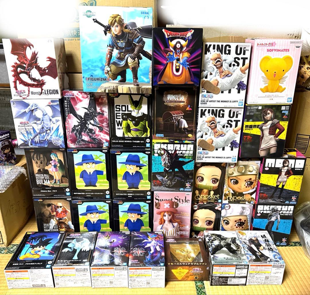 大人気フィギュアセット 32体まとめ売り【ドラゴンボール、遊戯王、鬼滅ワンピ】