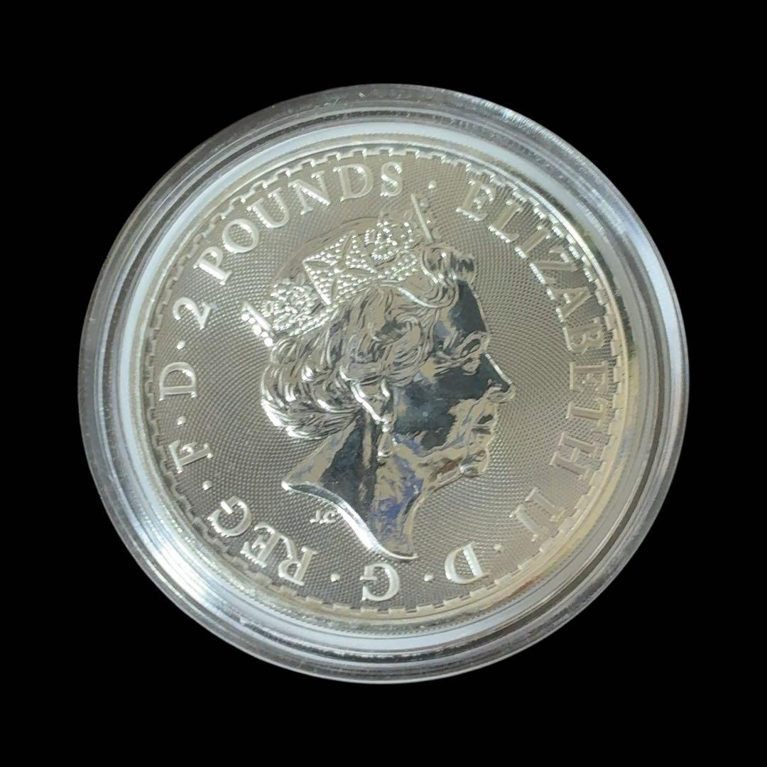 2021年 ブリタニア銀貨 1オンス2枚セット イギリス 造幣局