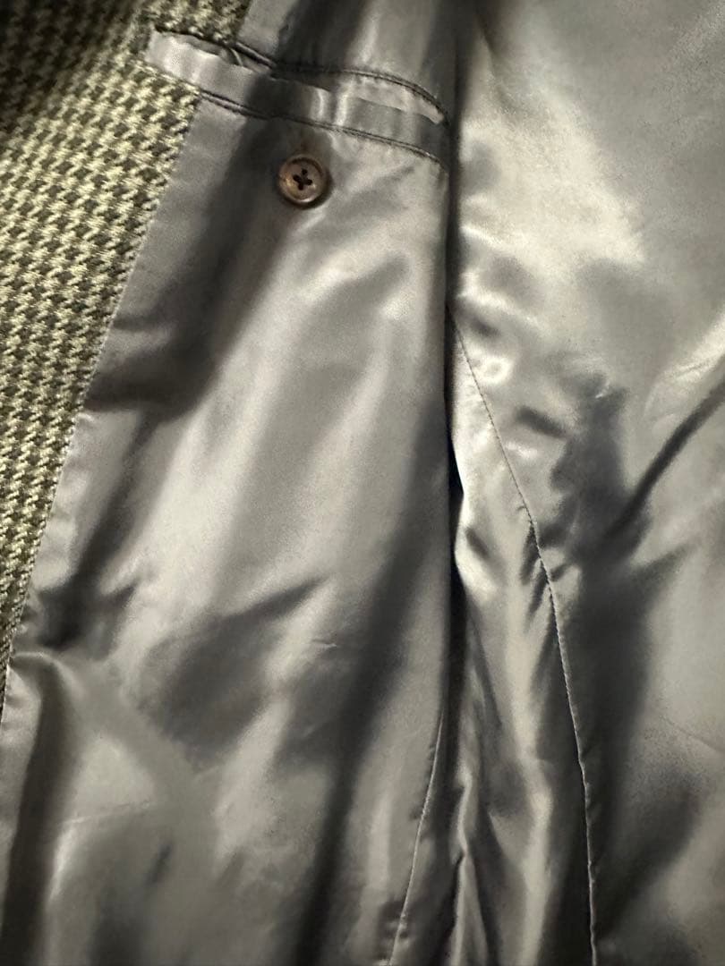 美品　激レア【Y's for men コート】千鳥格子柄ハウンド‐トゥース