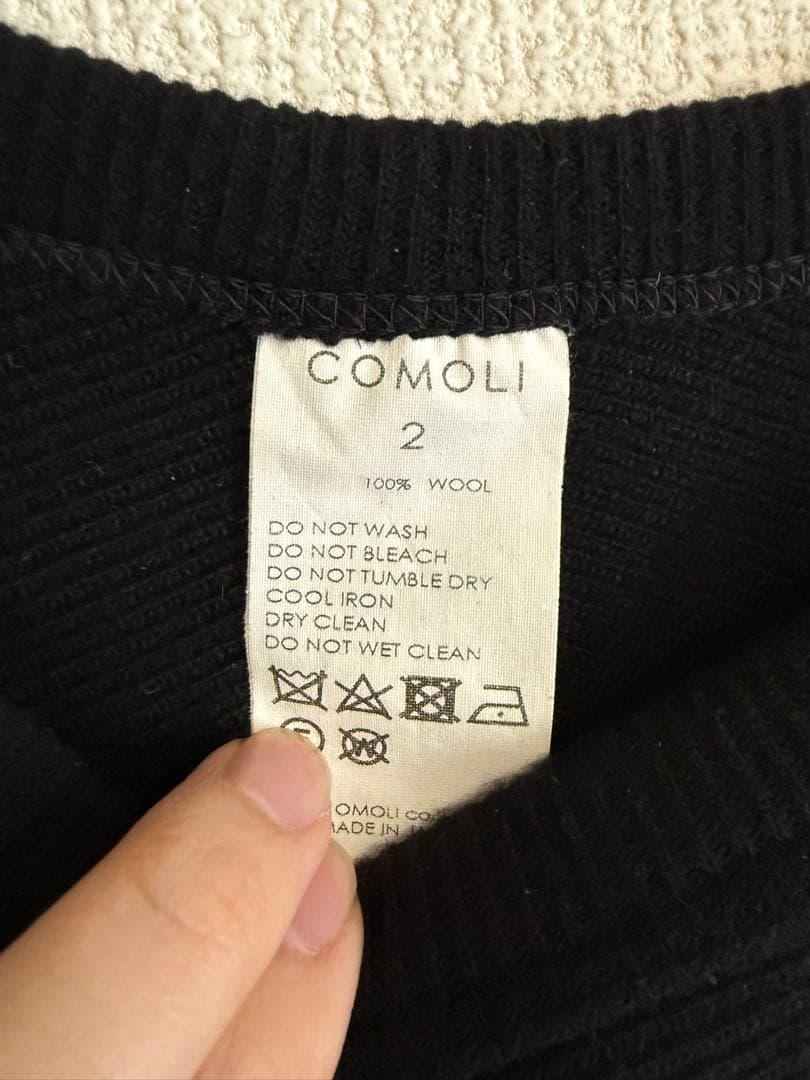 comoli ウールフットボールT サイズ2